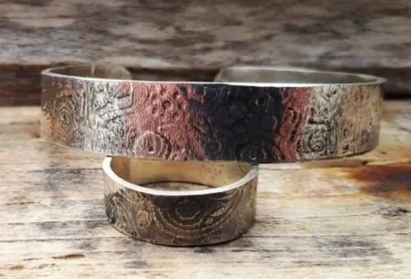 Thick Silver or Gold Bangle