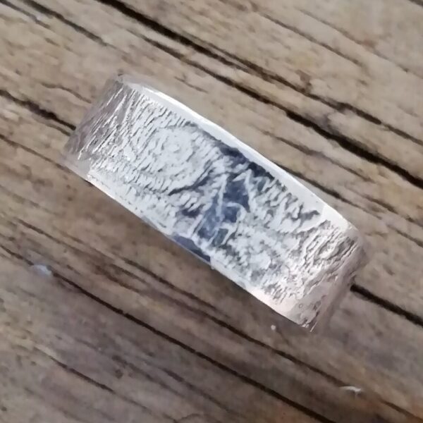 Handmade Sterling Silver Pattern Ring