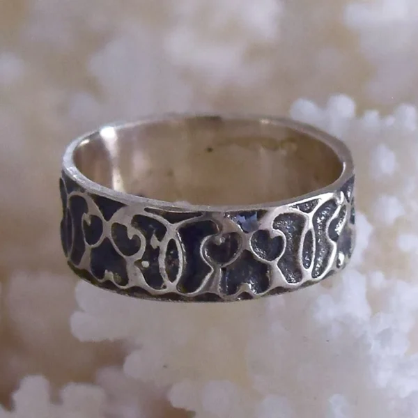 Celtic Silver Wedding Ring