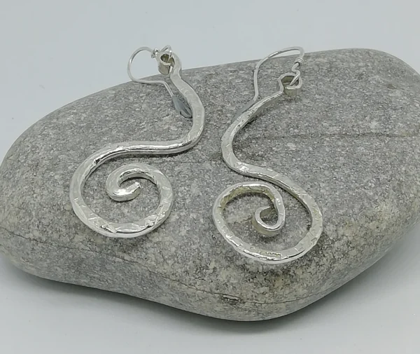Handmade Solid Silver Earrings