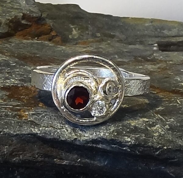 Handmade Silver Ruby Ring